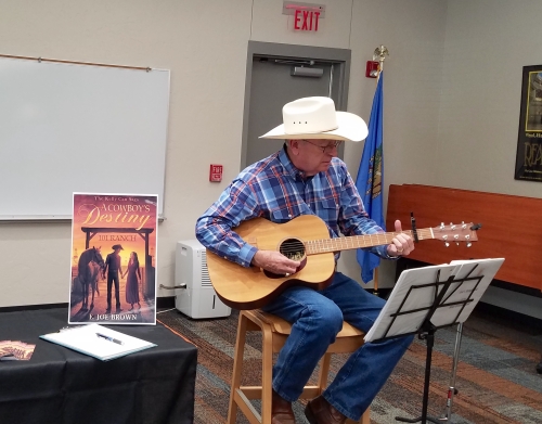 (9/27/2022) E. Joe Brown's book reading event at the Ardmore Public Library in Ardmore, Oklahoma