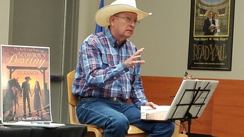 (9/27/2022) E. Joe Brown's book reading event at the Ardmore Public Library in Ardmore, Oklahoma