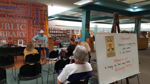 (9/29/2022) E. Joe Brown's book trail event at the Clovis-Carver Public Library in Clovis, New Mexico