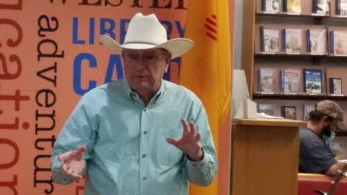 (9/29/2022) E. Joe Brown's book trail event at the Clovis-Carver Public Library in Clovis, New Mexico