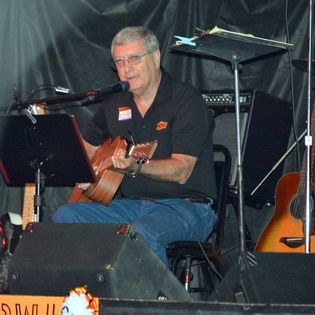 E. Joe Brown at his Cushing High School Reunion