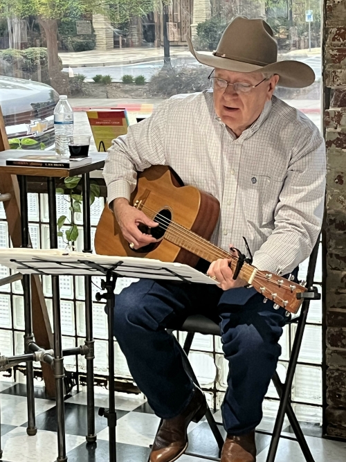 (10/30/23) Joe at his book appearance at Bookish: At the Bakery in Fort Smith, AR.