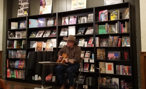 (10/29/23) Joe sharing his magical voice at Magic City Books in Tulsa, OK.